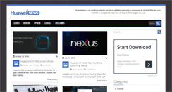 Desktop Screenshot of huaweinews.com