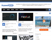 Tablet Screenshot of huaweinews.com